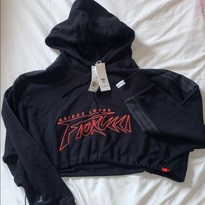 Adidas Fiorucci crop sweater